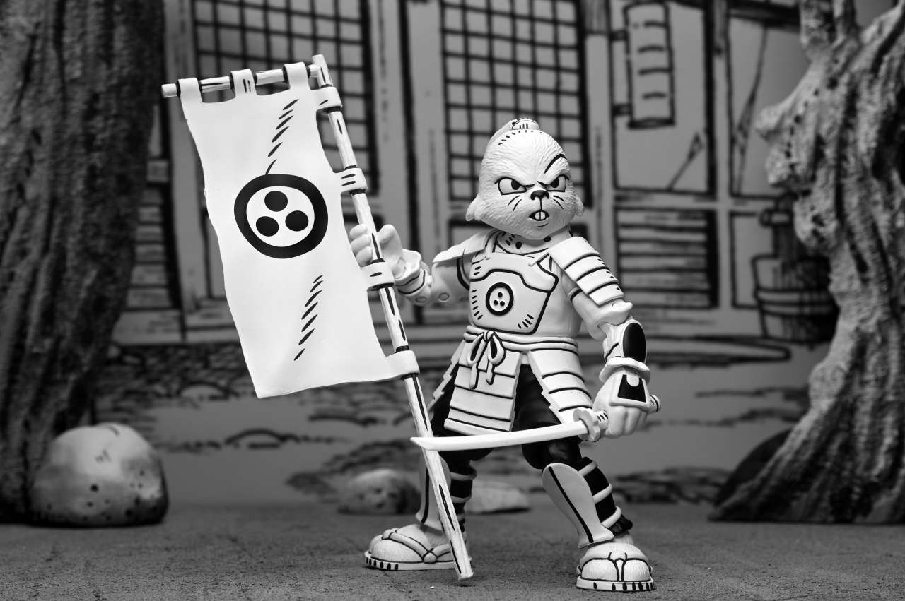 NECA Usagi Yojimbo Samurai Black & White Action Figure 17 cm