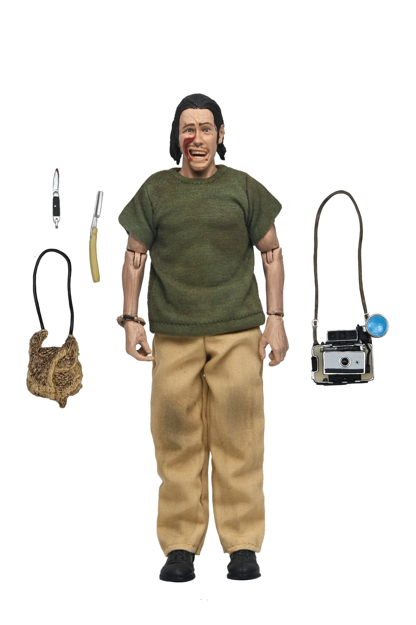 NECA Texas Chainsaw Massacre 50th Anniversary Hitchhiker Clothed Action Figure 20 cm
