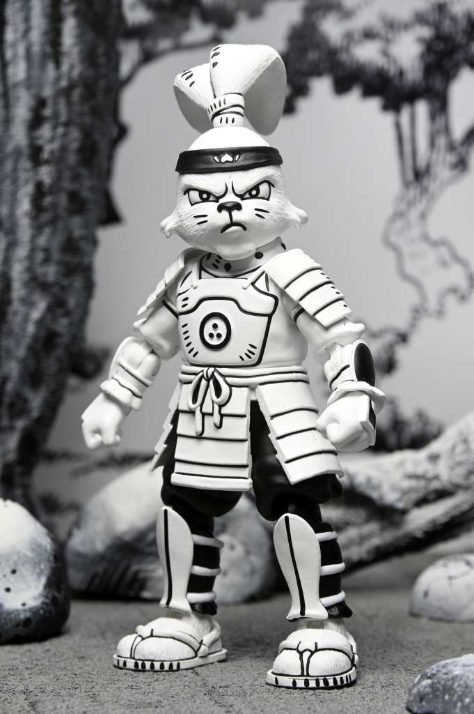 NECA Usagi Yojimbo Samurai Black & White Action Figure 17 cm