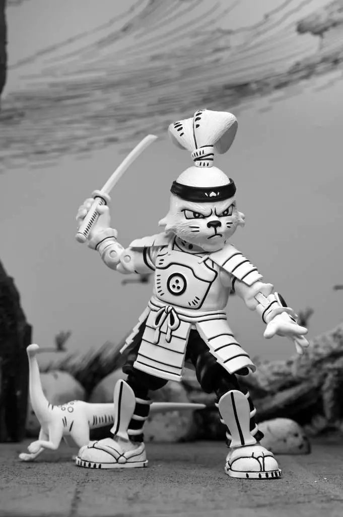 NECA Usagi Yojimbo Samurai Black & White Action Figure 17 cm