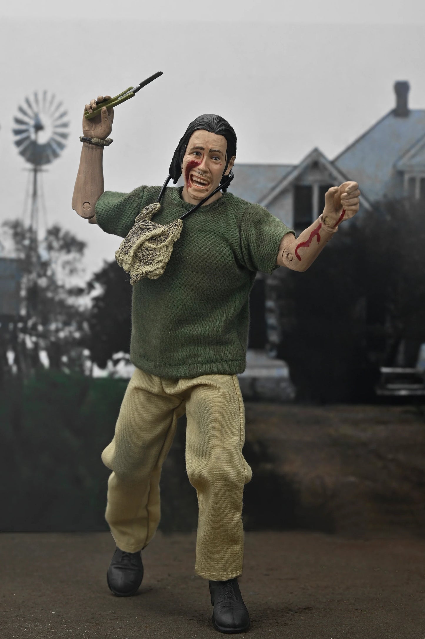 NECA Texas Chainsaw Massacre 50th Anniversary Hitchhiker Clothed Action Figure 20 cm