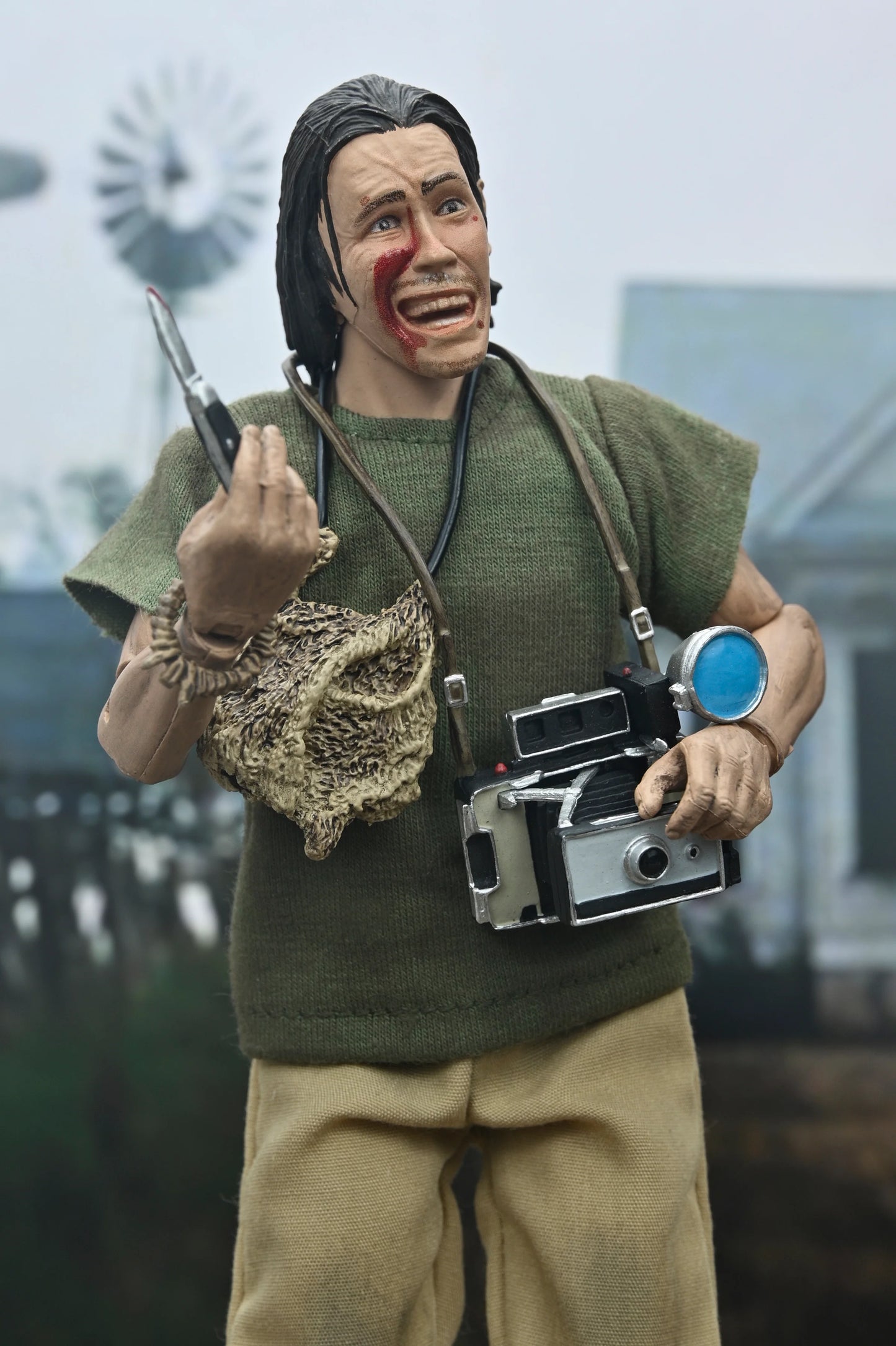 NECA Texas Chainsaw Massacre 50th Anniversary Hitchhiker Clothed Action Figure 20 cm