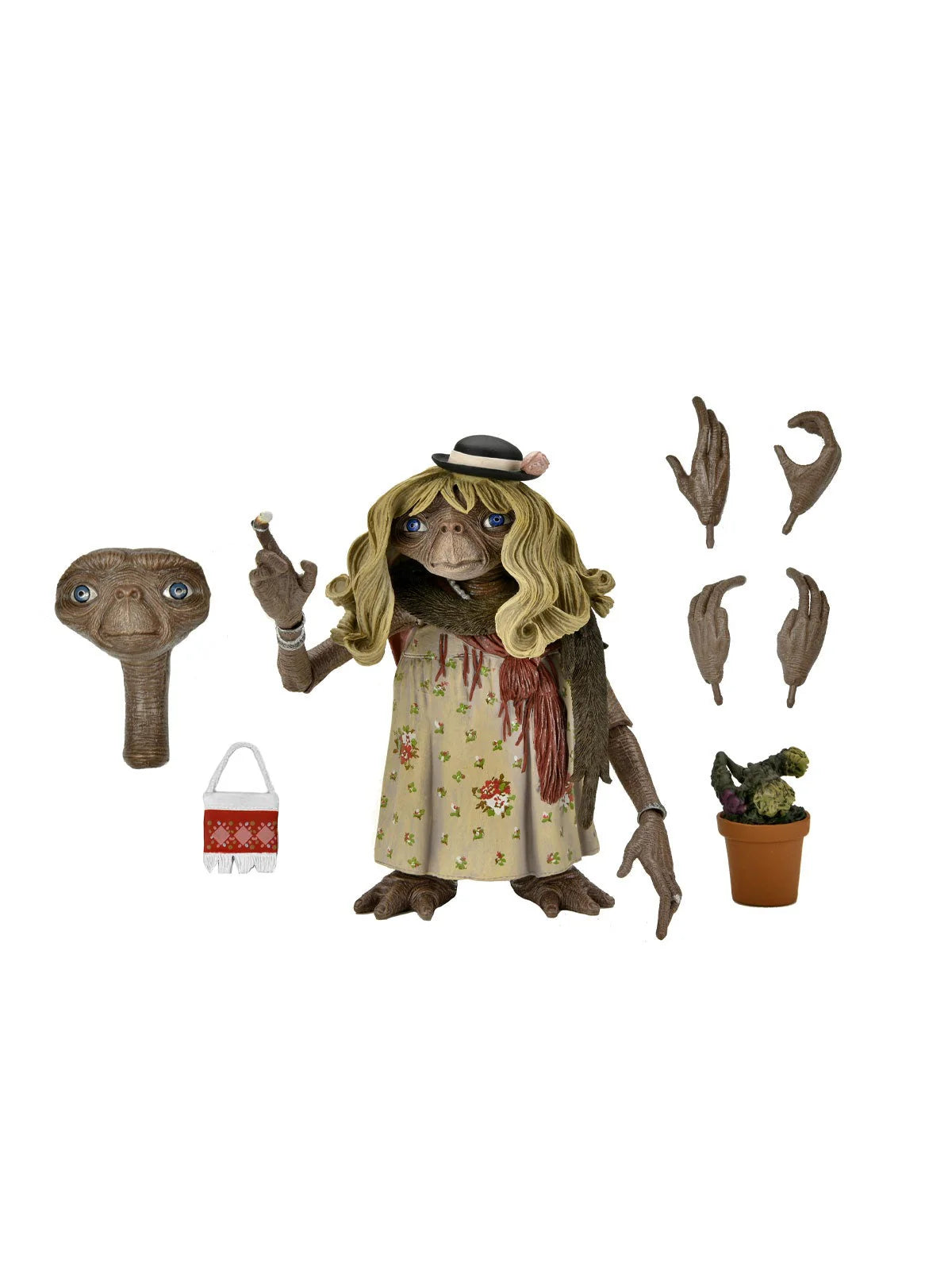 NECA E.T. the Extra-Terrestrial 40th Anniversary Ultimate Dress-Up E.T. Action Figure