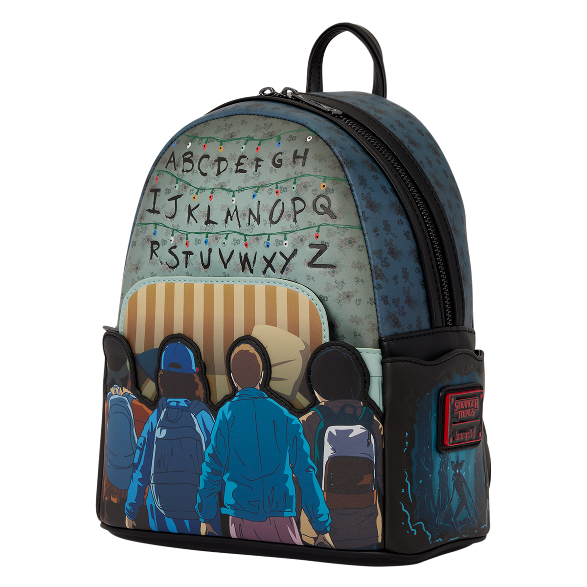 Mini zaino Loungefly Stranger Things 10th Anniversary Light-Up vista posteriore
