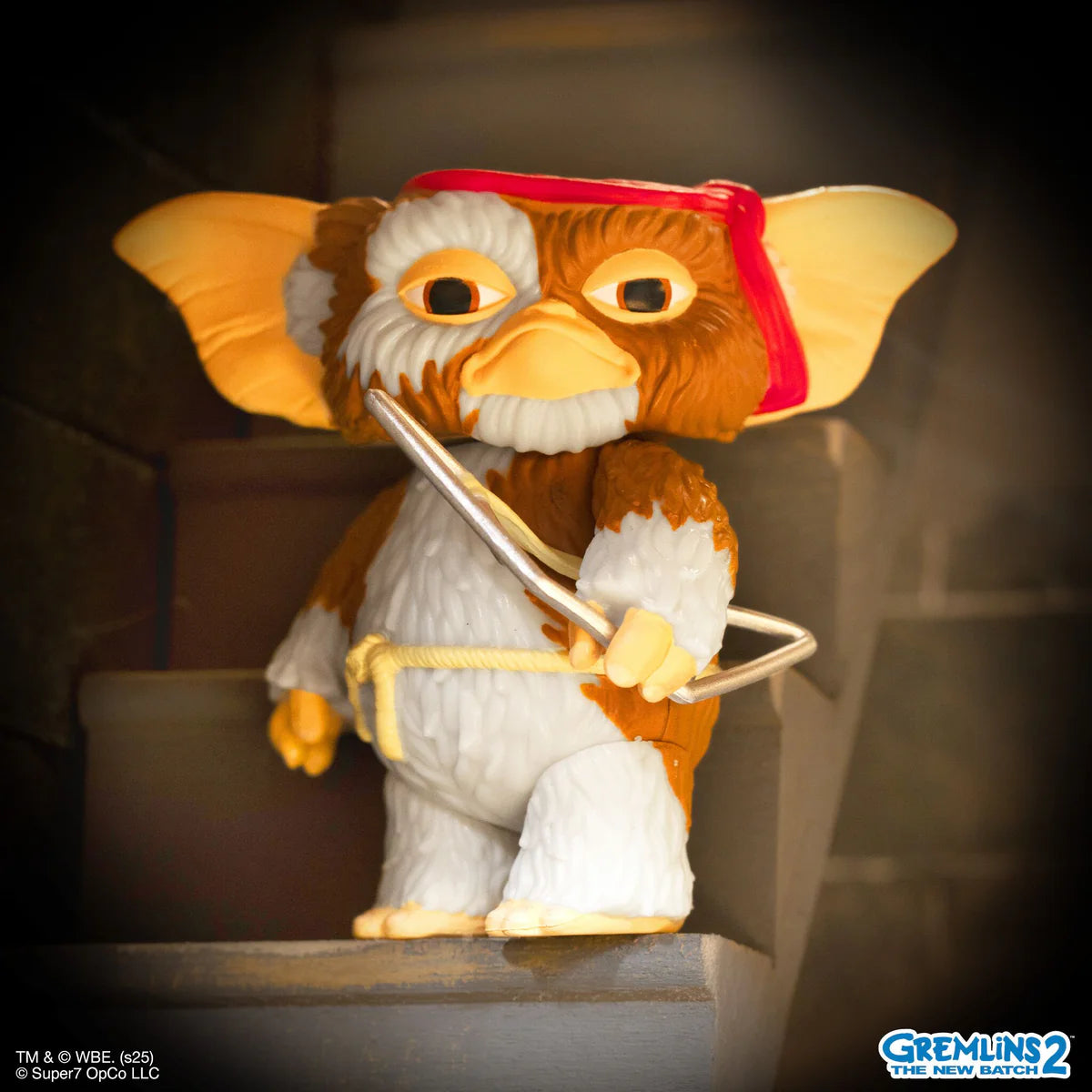 Super7 Gremlins ReAction Gizmo Battle Ready & Mohawk Character Card Figures Set