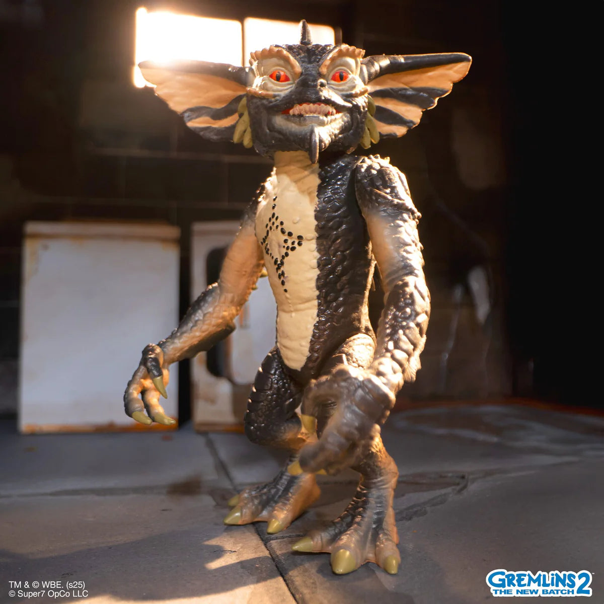 Super7 Gremlins ReAction Gizmo Battle Ready & Mohawk Character Card Figures Set