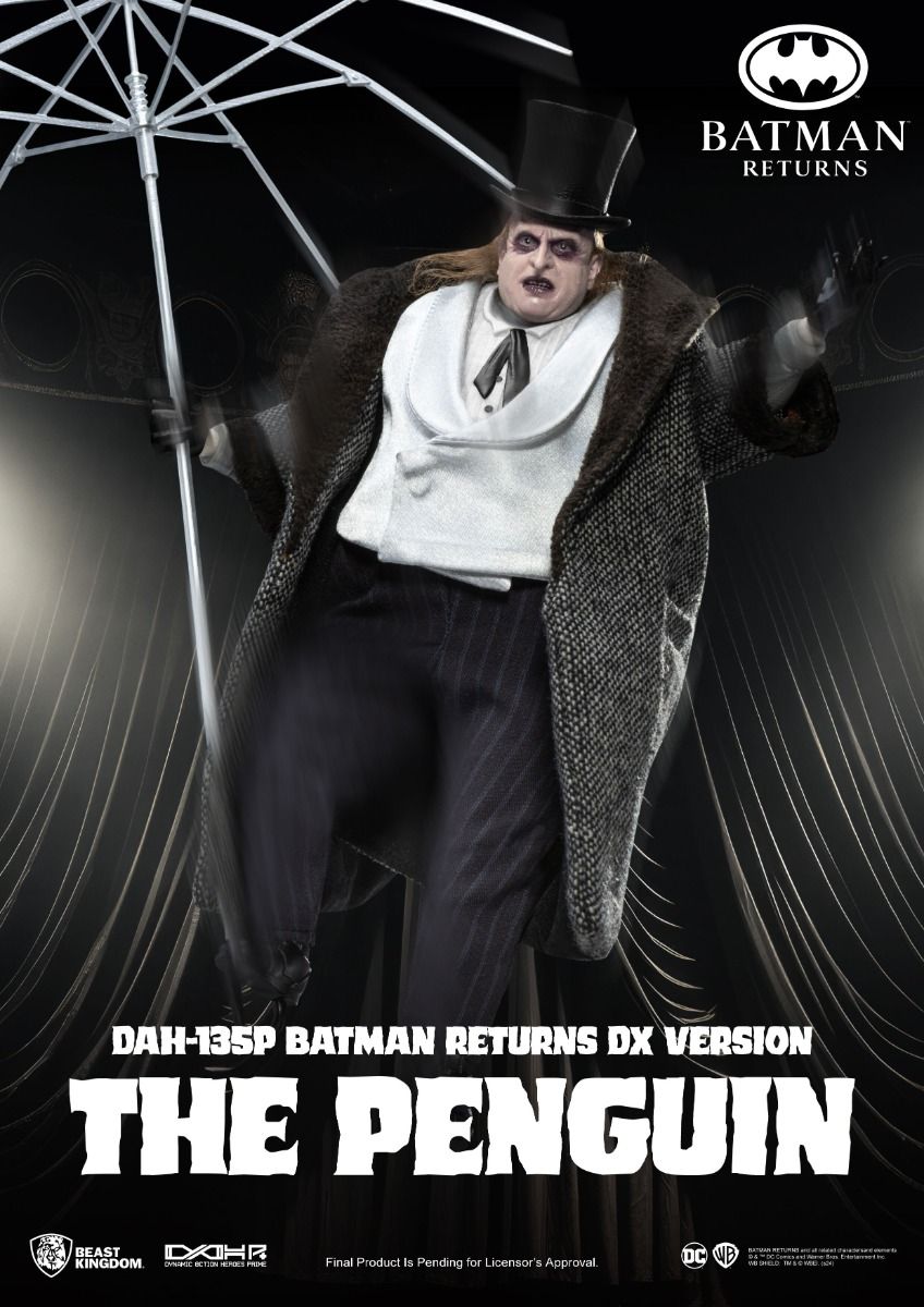 Beast Kingdom DAH-135P Batman Returns The Penguin DX Version Action Figure 17 cm