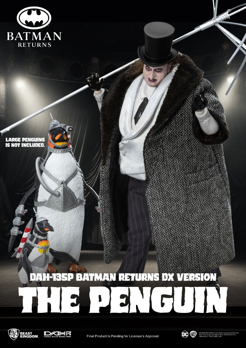 Beast Kingdom DAH-135P Batman Returns The Penguin DX Version Action Figure 17 cm