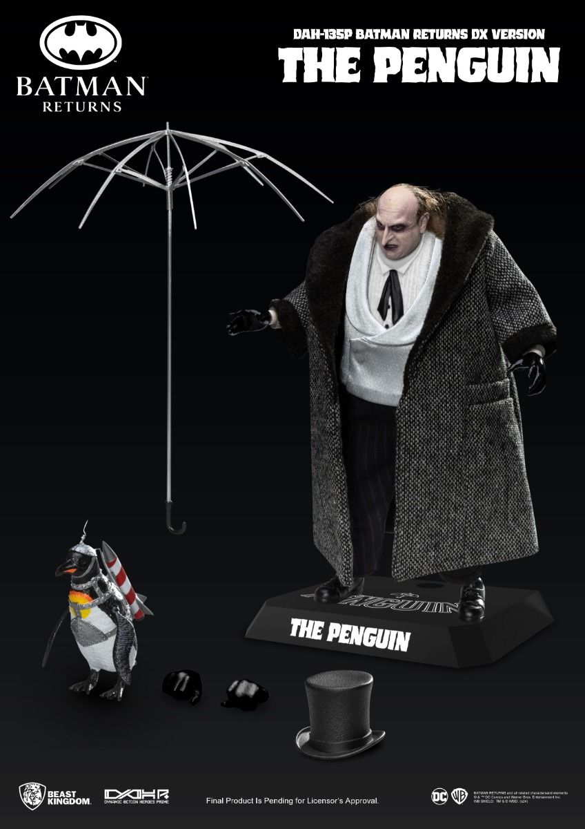 Beast Kingdom DAH-135P Batman Returns The Penguin DX Version Action Figure 17 cm