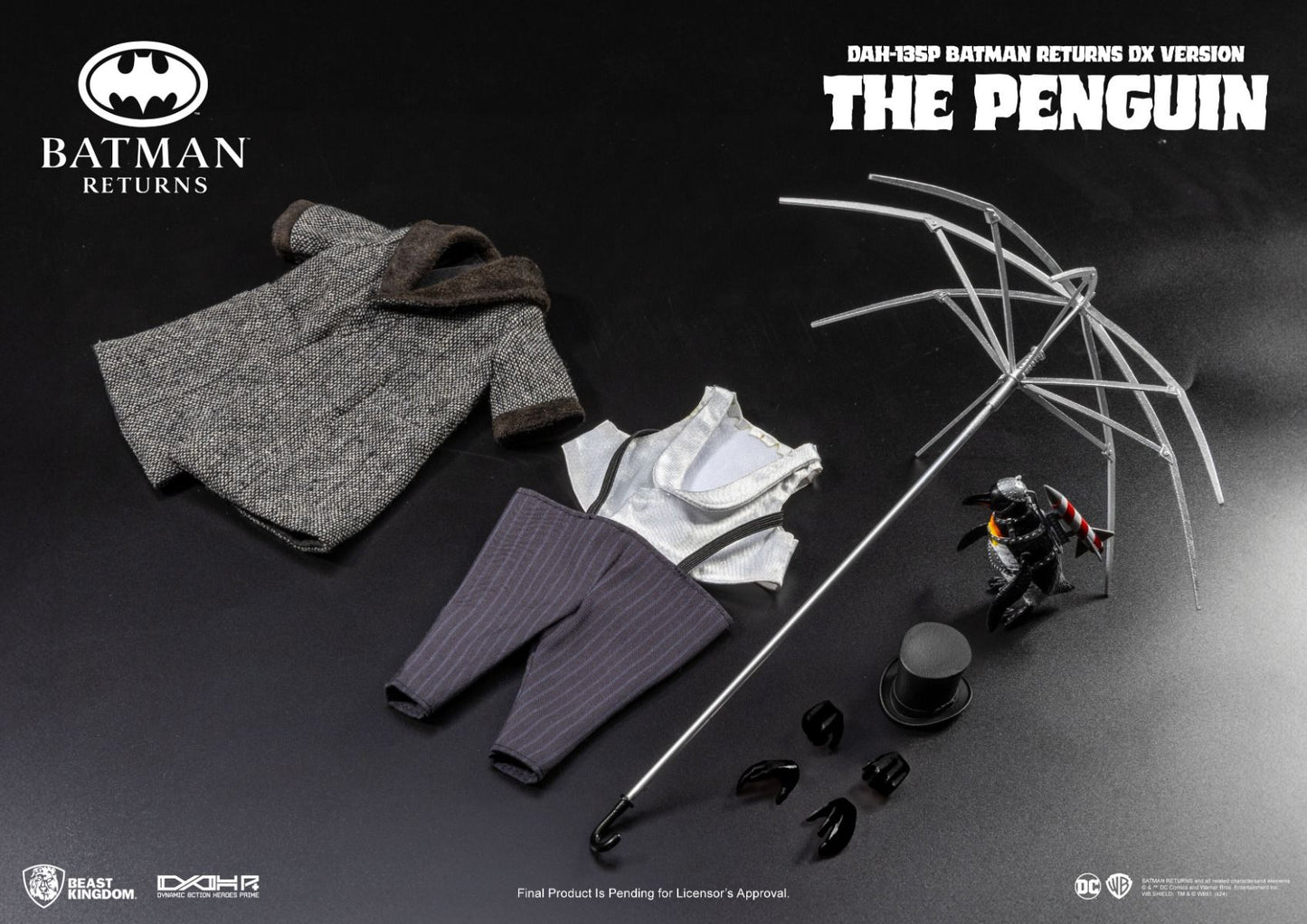 Beast Kingdom DAH-135P Batman Returns The Penguin DX Version Action Figure 17 cm