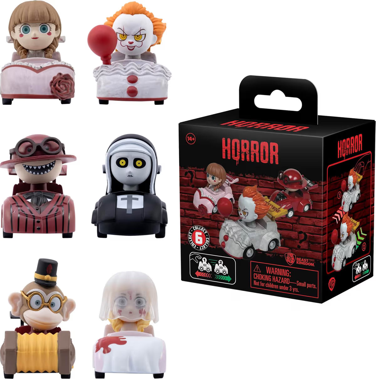Zoom Hero Horror Pullback Vehicle Blind Box