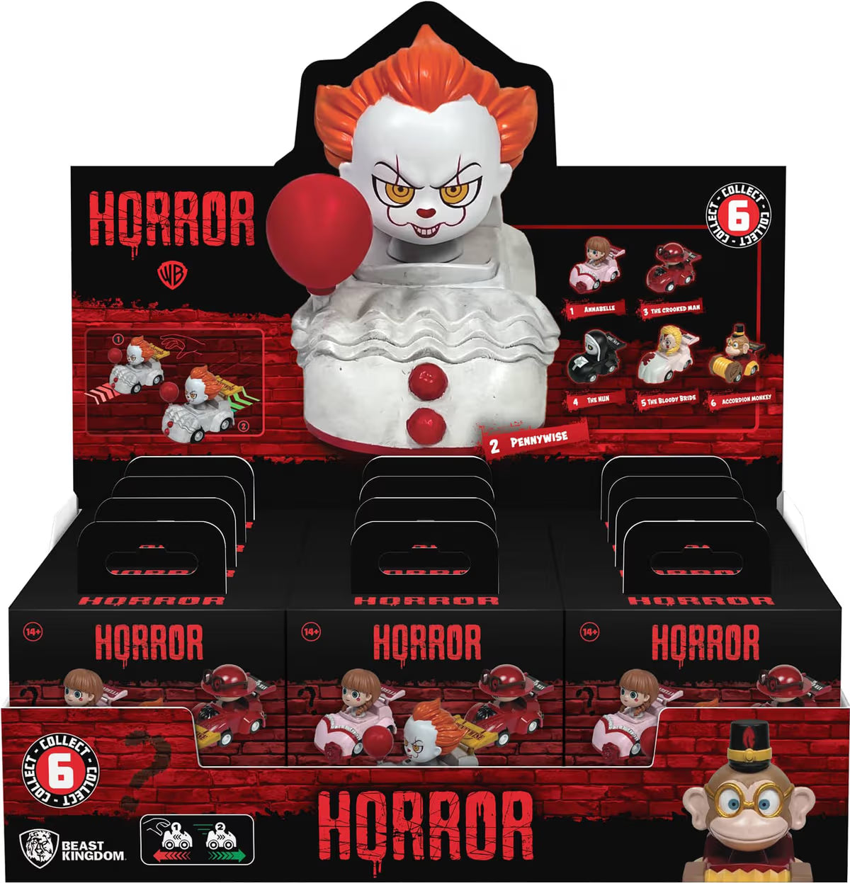 Zoom Hero Horror Pullback Vehicle Blind Box