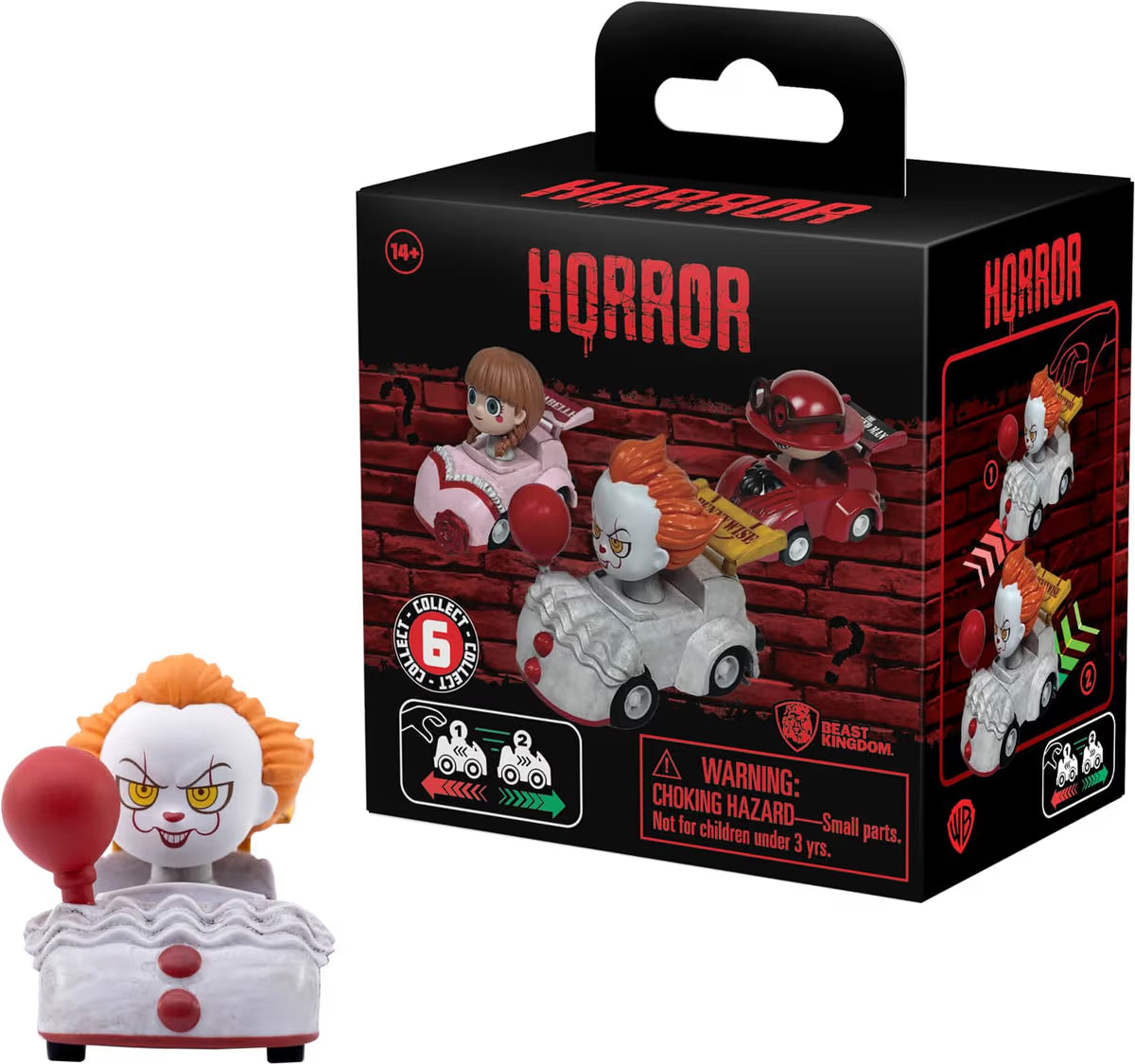 Zoom Hero Horror Pullback Vehicle Blind Box