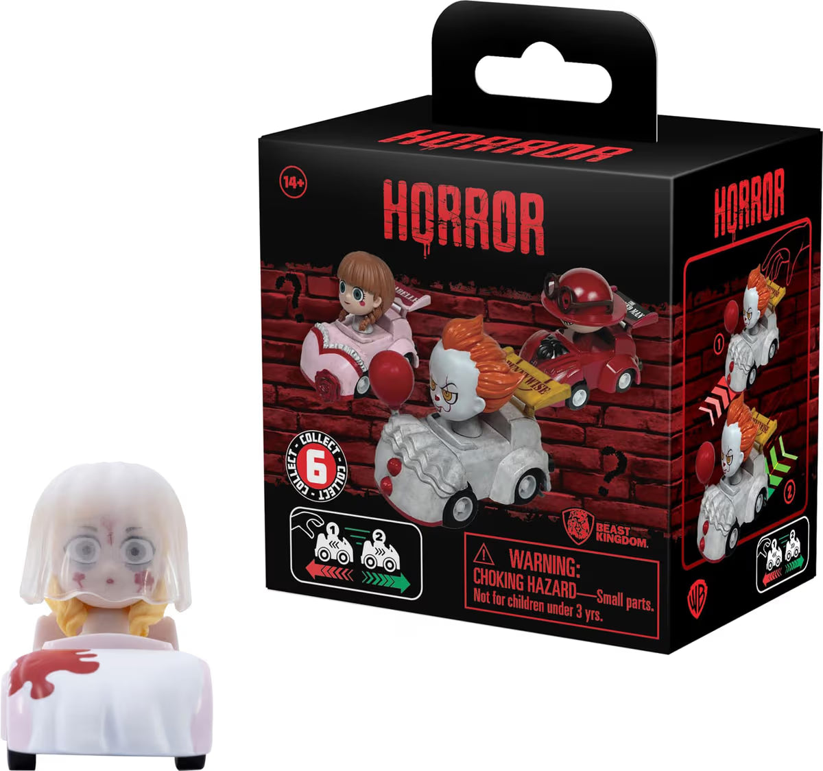 Zoom Hero Horror Pullback Vehicle Blind Box