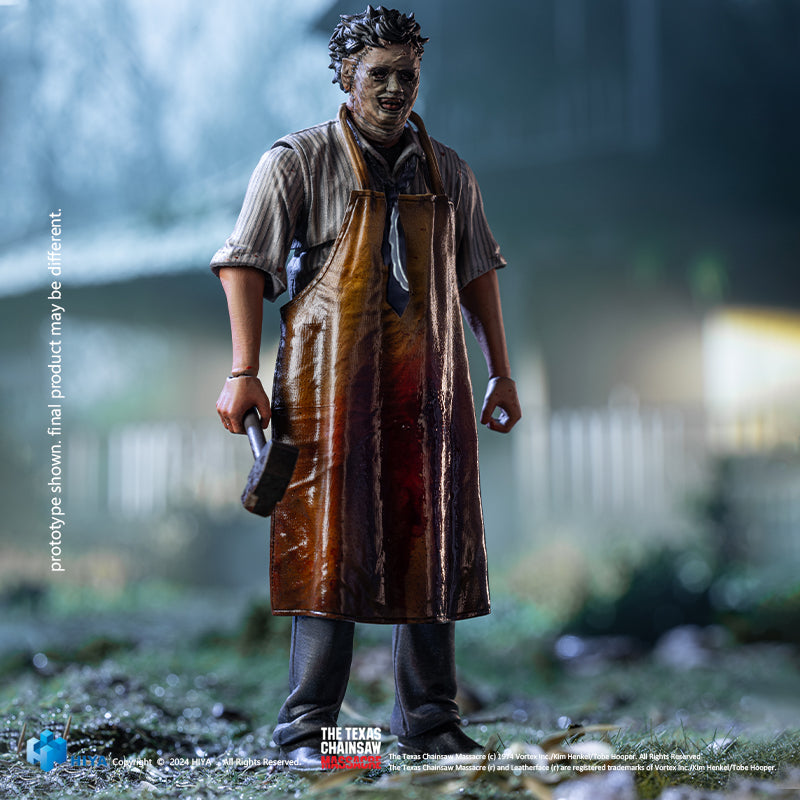 Leatherface Killing Mask Hiya Toys – base espositiva