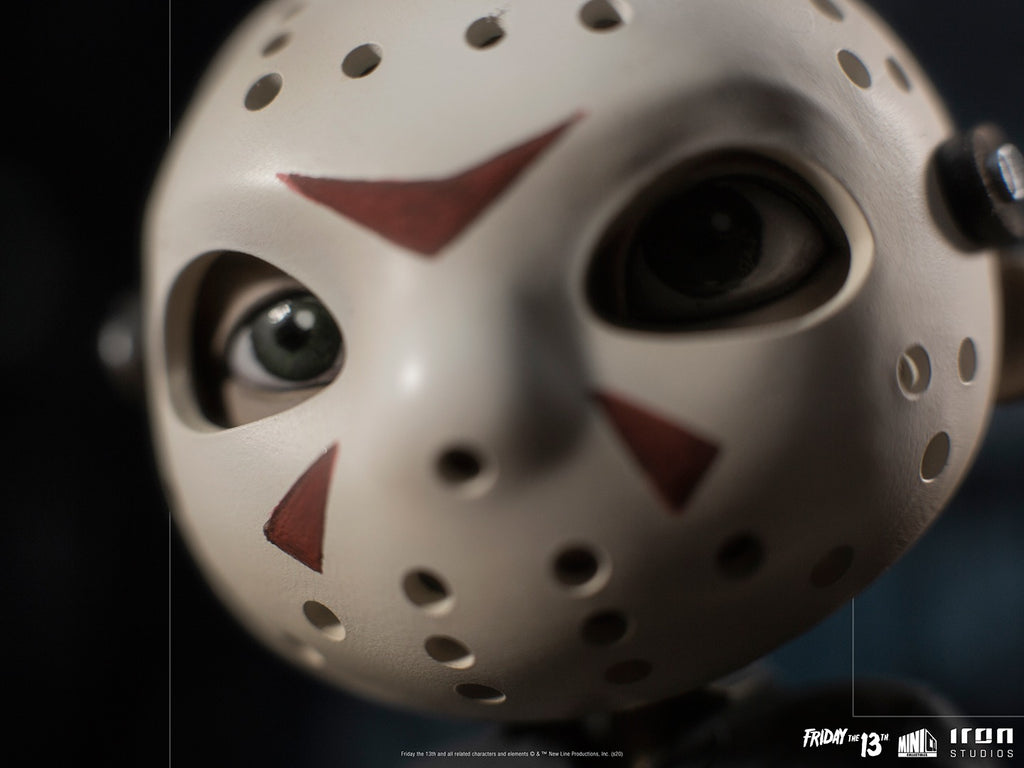 Iron Studios Jason Voorhees Friday the 13th MiniCo statue rear view