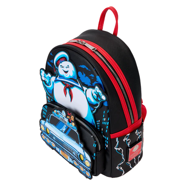 Zaino Loungefly Ghostbusters Stay Puft ed Ecto-1 interno