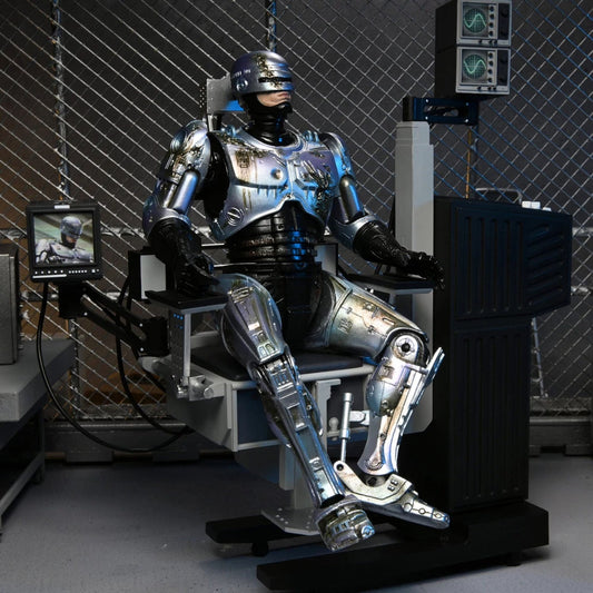 NECA Ultimate Battle-Damaged RoboCop with Chair action figure 18 cm