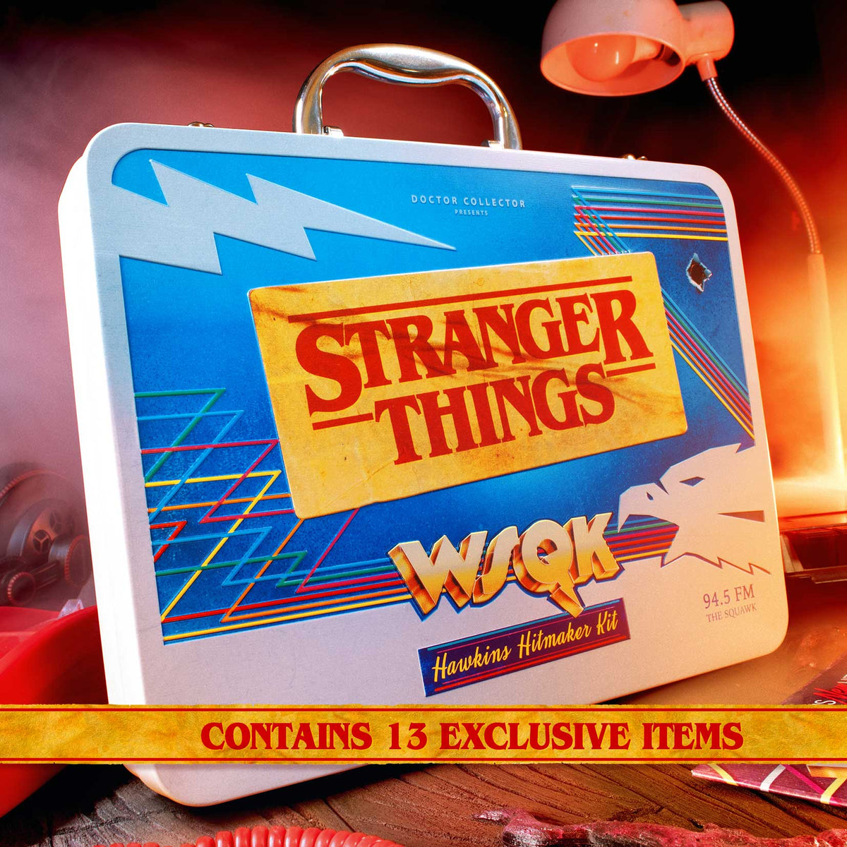 Stranger Things WSQK Hawkins Hitmaker Kit – scatola in metallo