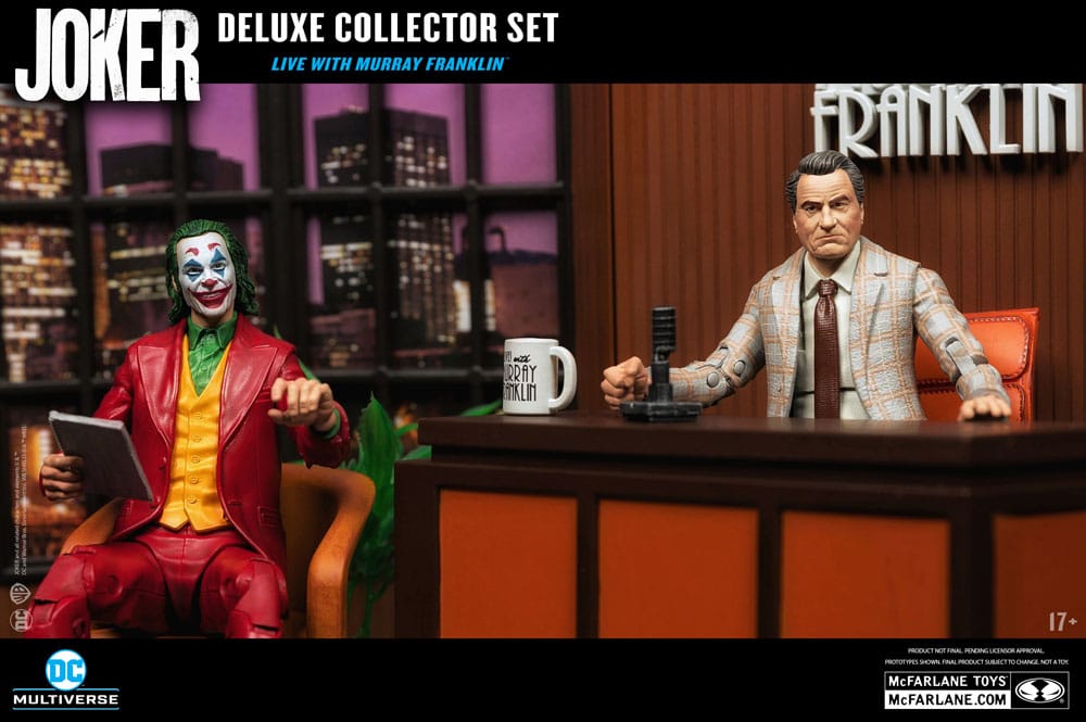 McFarlane Toys Joker Live with Murray Franklin Limited Edition 4,400 Pieces Deluxe Collector Set