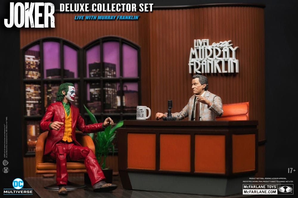 McFarlane Toys Joker Live with Murray Franklin Limited Edition 4,400 Pieces Deluxe Collector Set