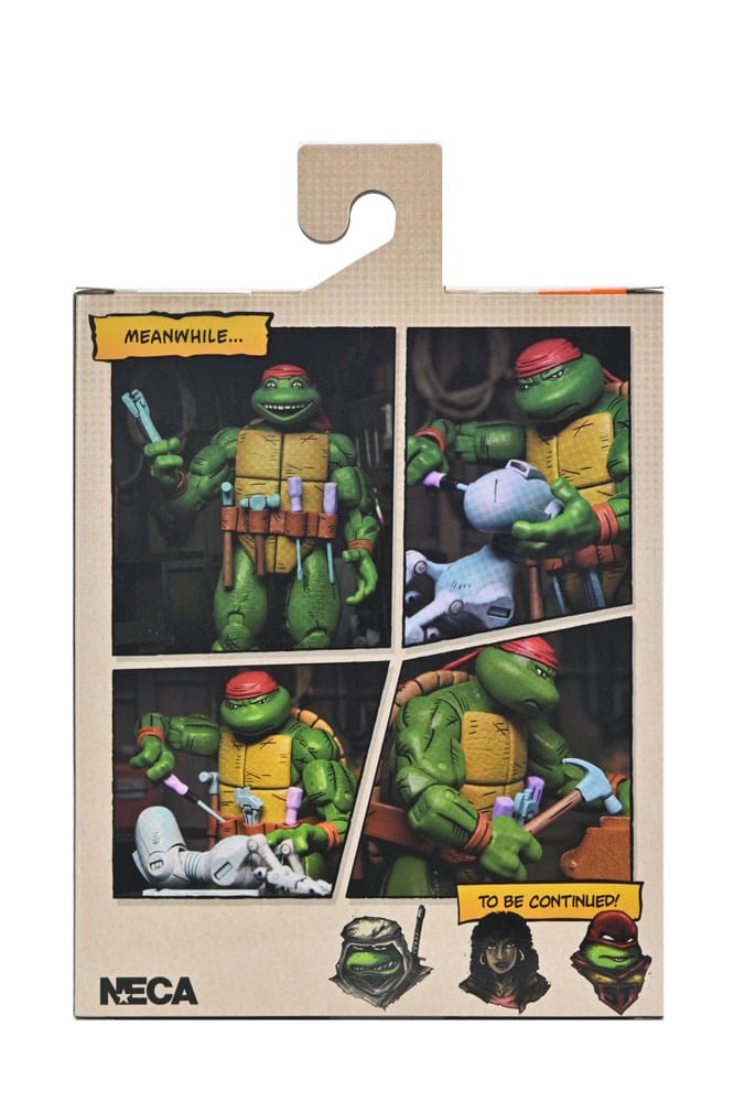 NECA Teenage Mutant Ninja Turtles Mirage Comics Handyman Donatello Action Figure 18 cm