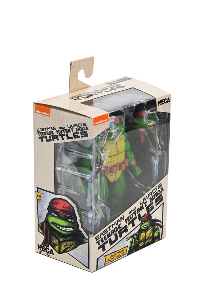 NECA Teenage Mutant Ninja Turtles Mirage Comics Handyman Donatello Action Figure 18 cm