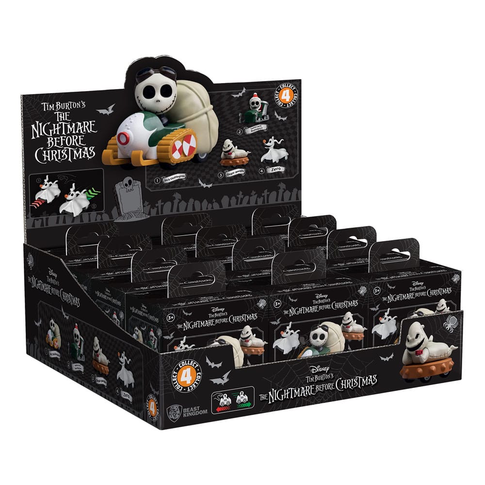 Zoom Hero Nightmare Before Christmas Pullback Vehicle Blind Box